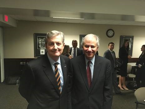 Sen. Kennedy with FDIC Chairman Martin Gruenberg